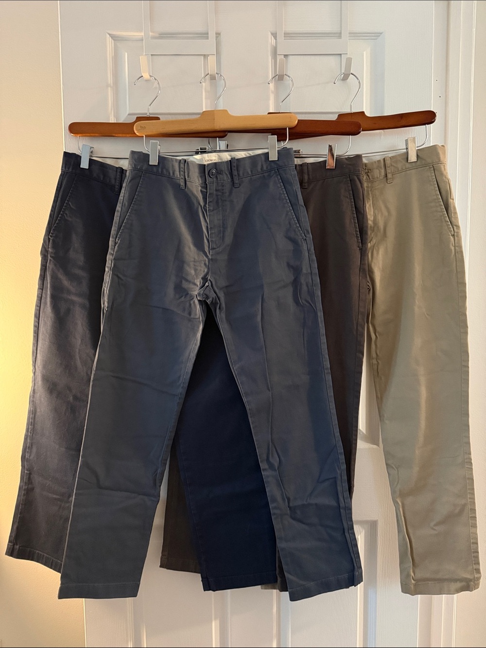 $30 for 4 pairs of Boys Crewcuts Slim Flex Chinos size 14